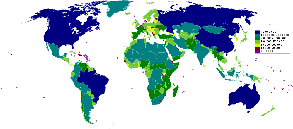 Biggest country in the world: Top 10 biggest countries in the world  illustrated