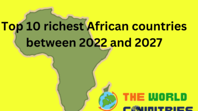 Top 10 richest African countries between 2022 and 2027