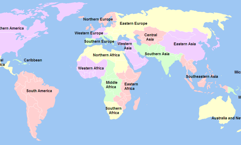 List of countries of the world ranked by population