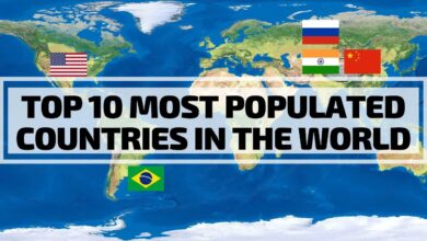 top most populated countries