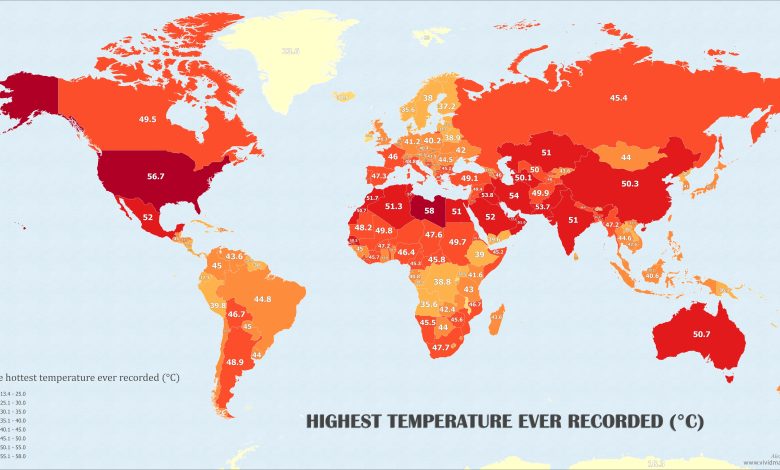 hottest countries on Earth