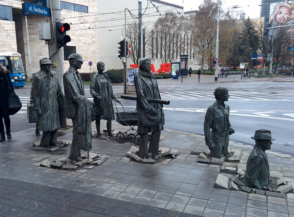 The Monument of an Anonymous Passerby, Wroclaw, Poland