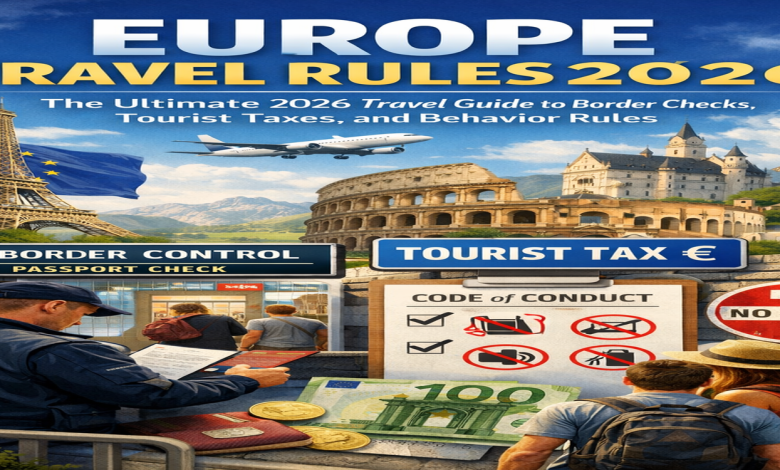 Europe travel rules 2026 The Ultimate 2026 Travel Guide to Border Checks, Tourist Taxes, and Behavior Rules